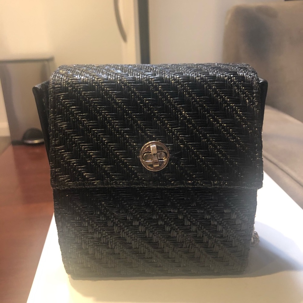 Zara Adjustable Weave Box Bag